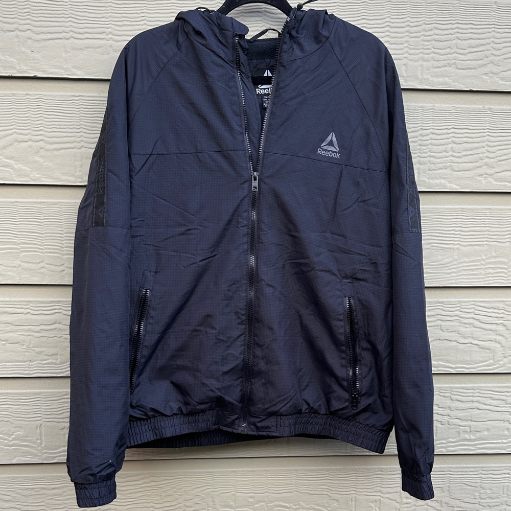 Reebok Men's Black Windbreaker